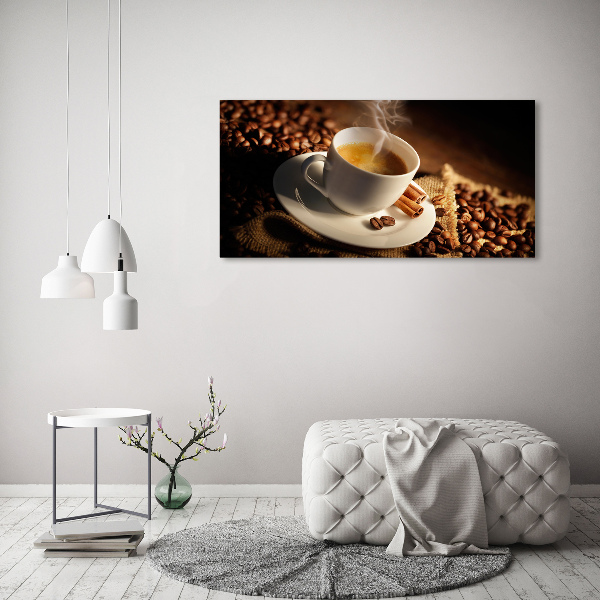 Canvas wall art Coffee in a cup