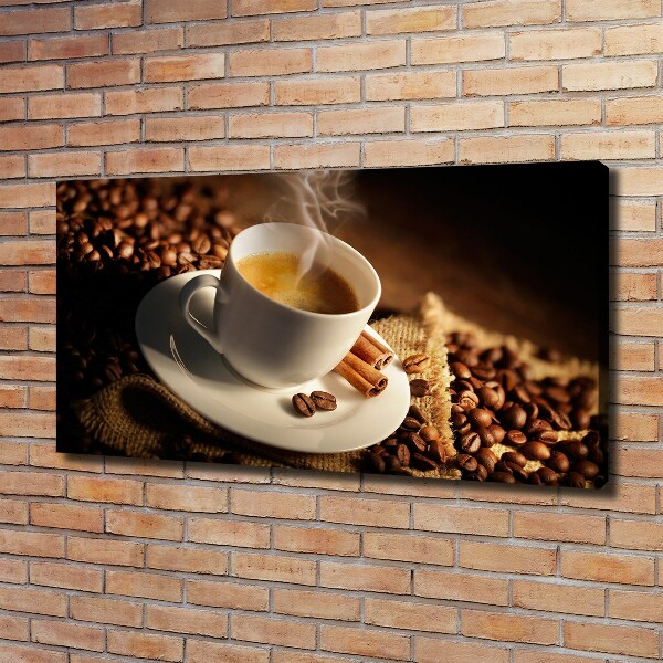 Canvas wall art Coffee in a cup