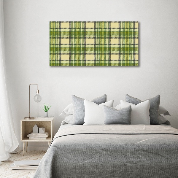 Canvas wall art Green grille