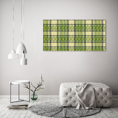 Canvas wall art Green grille