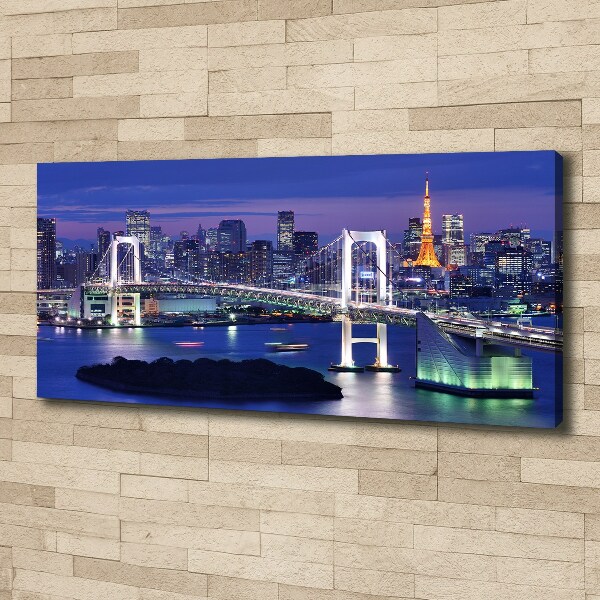 Canvas wall art Bridge in Tokyo