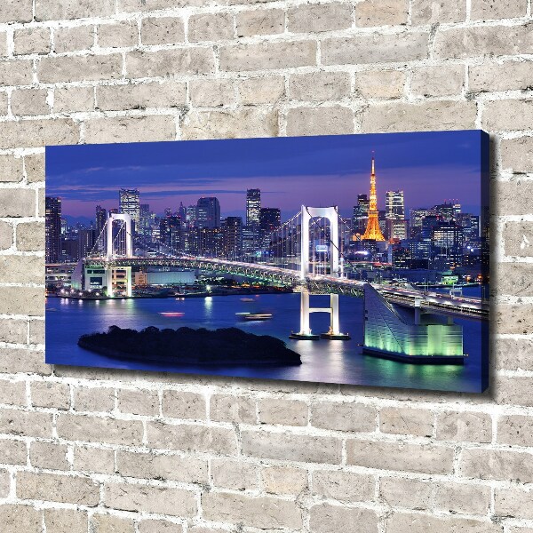 Canvas wall art Bridge in Tokyo