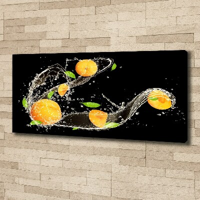 Canvas wall art Apricots and water