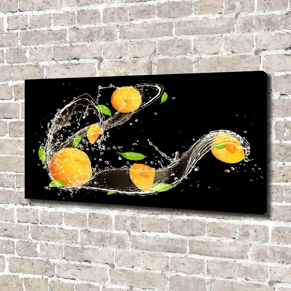 Canvas wall art Apricots and water