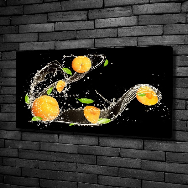 Canvas wall art Apricots and water