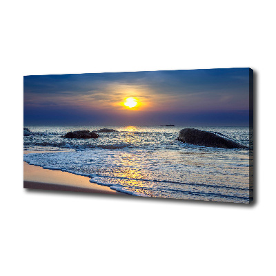 Canvas wall art Sunset sea