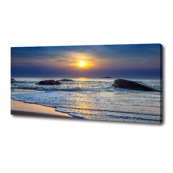 Canvas wall art Sunset sea