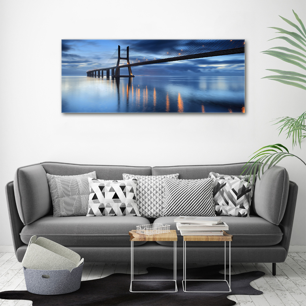 Canvas wall art Little bridge