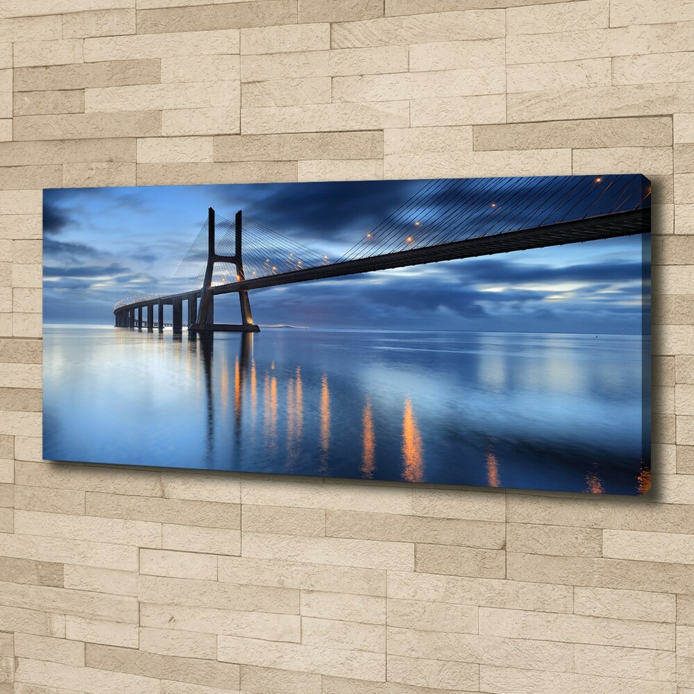 Canvas wall art Little bridge