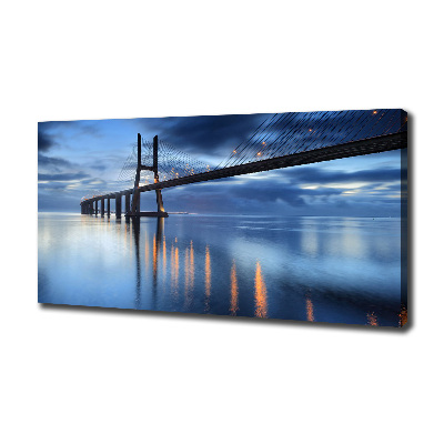 Canvas wall art Little bridge