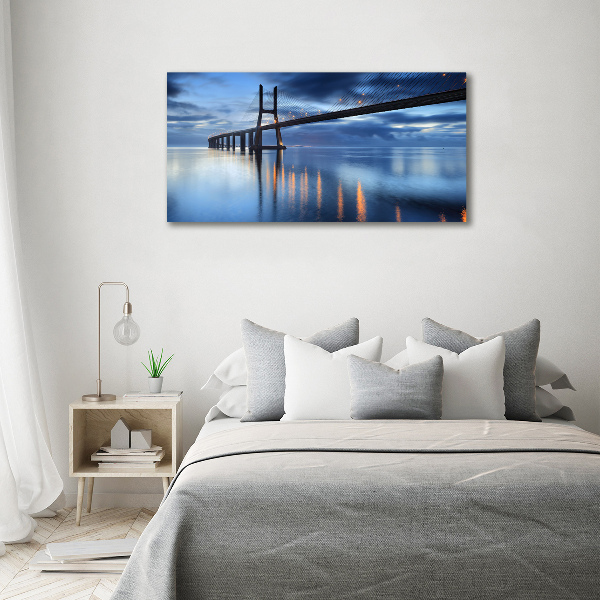 Canvas wall art Little bridge