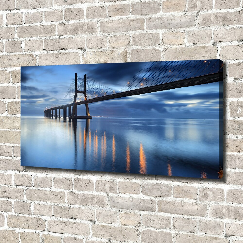 Canvas wall art Little bridge