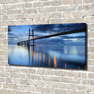 Canvas wall art Little bridge