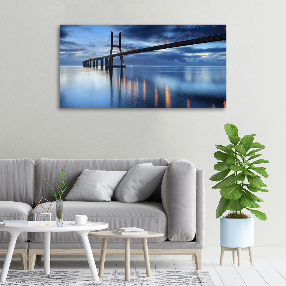 Canvas wall art Little bridge