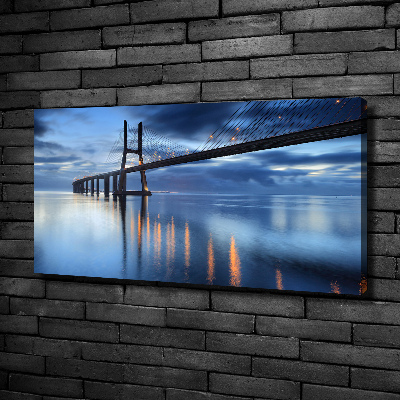 Canvas wall art Little bridge