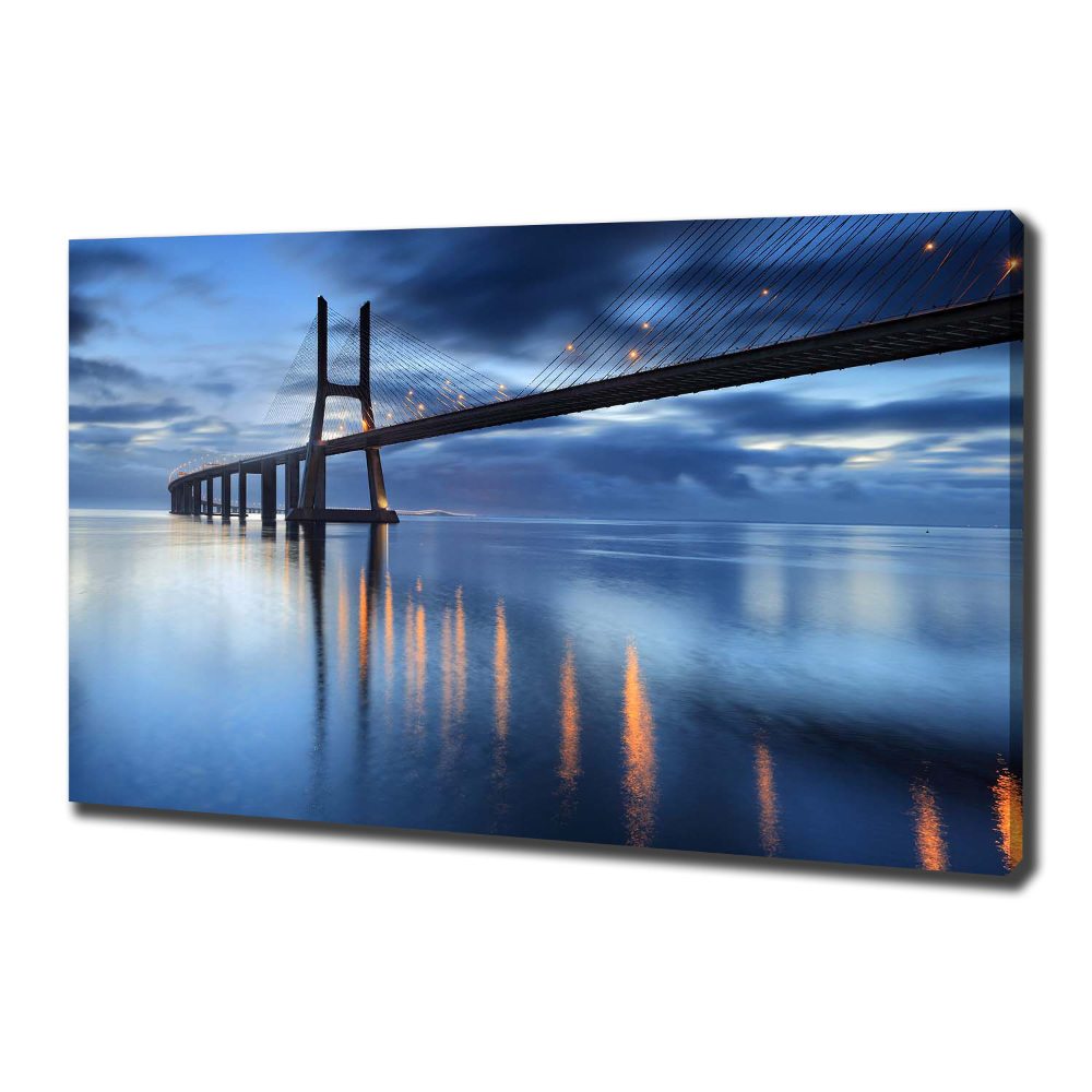 Canvas wall art Little bridge