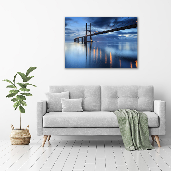 Canvas wall art Little bridge