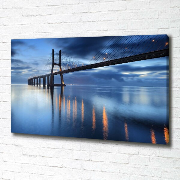 Canvas wall art Little bridge