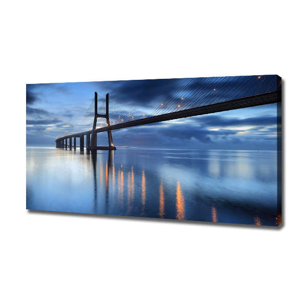 Canvas wall art Little bridge