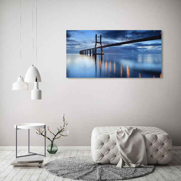 Canvas wall art Little bridge