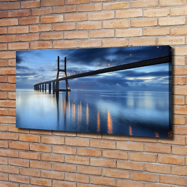 Canvas wall art Little bridge