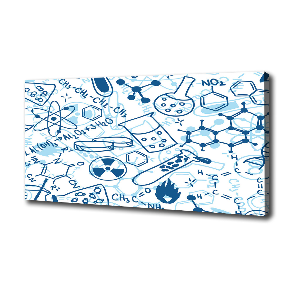 Canvas wall art Background chemistry