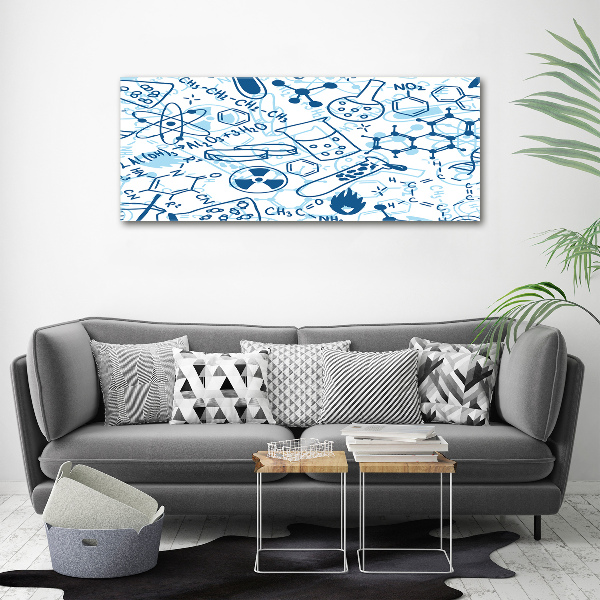 Canvas wall art Background chemistry