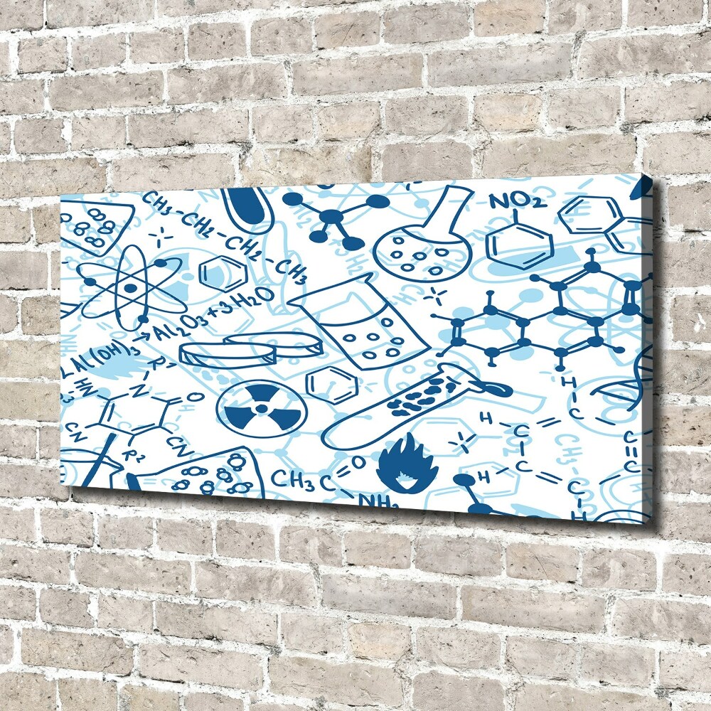 Canvas wall art Background chemistry