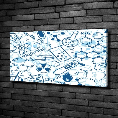 Canvas wall art Background chemistry