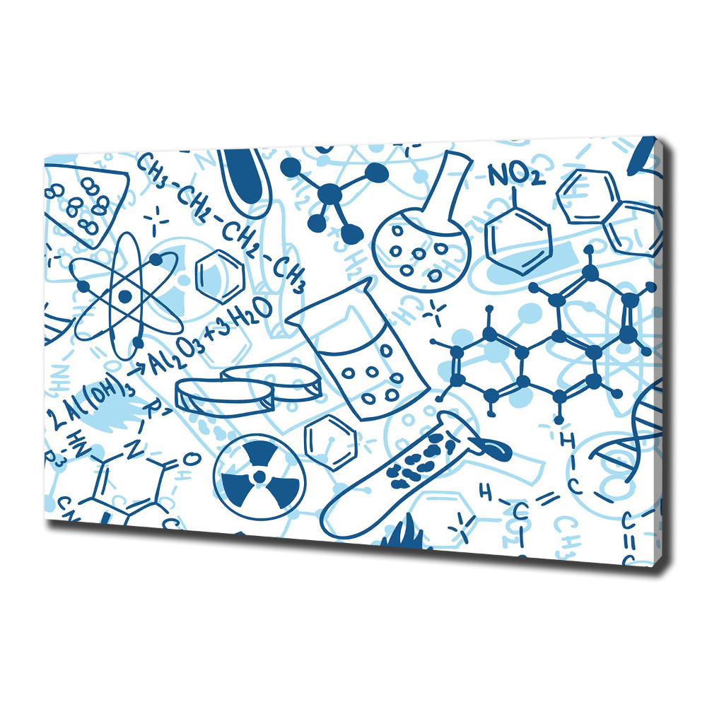 Canvas wall art Background chemistry