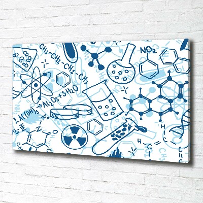 Canvas wall art Background chemistry