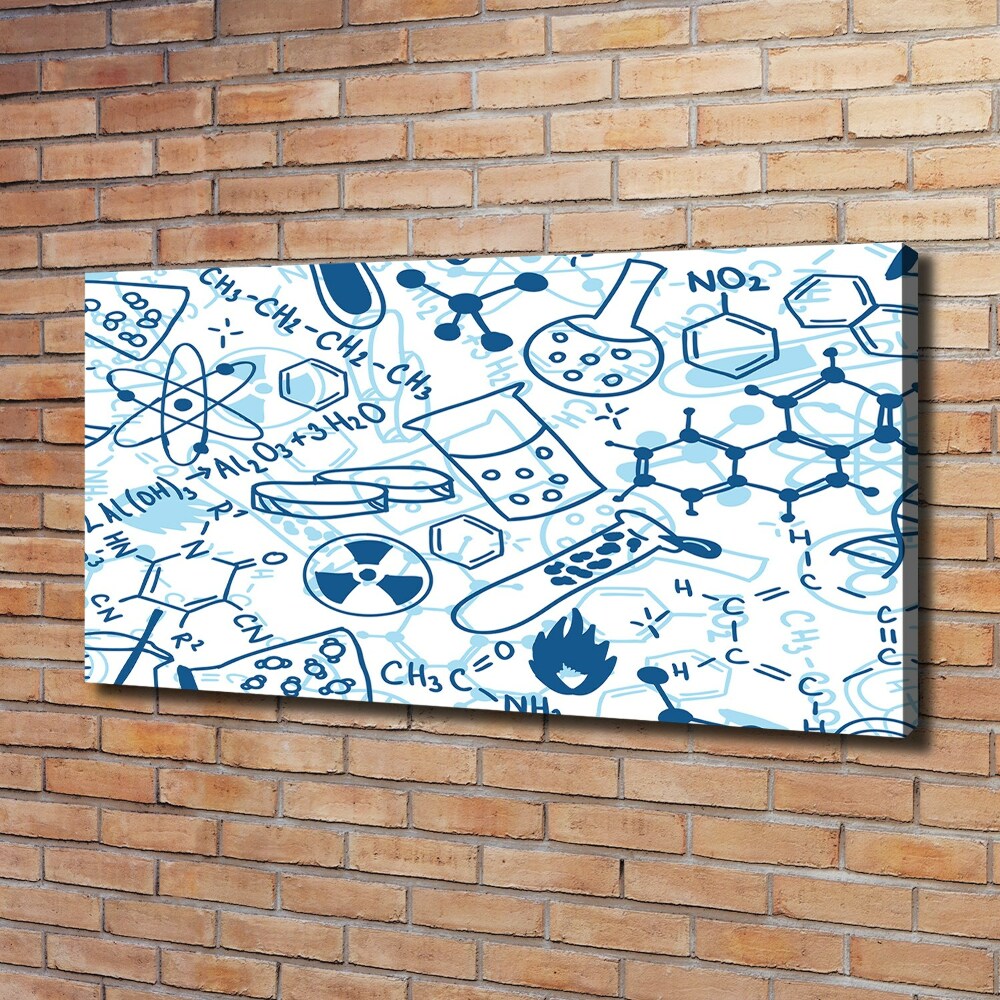 Canvas wall art Background chemistry