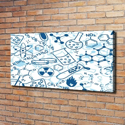 Canvas wall art Background chemistry