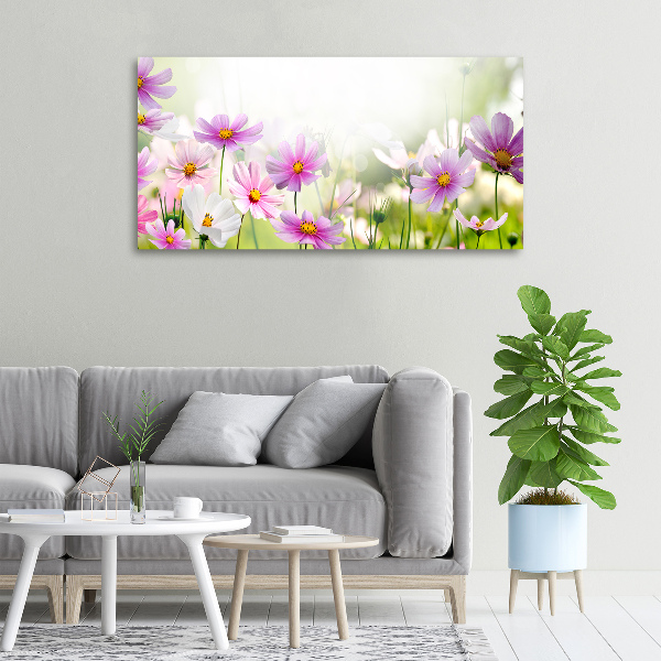 Canvas wall art Flowers in the meadow