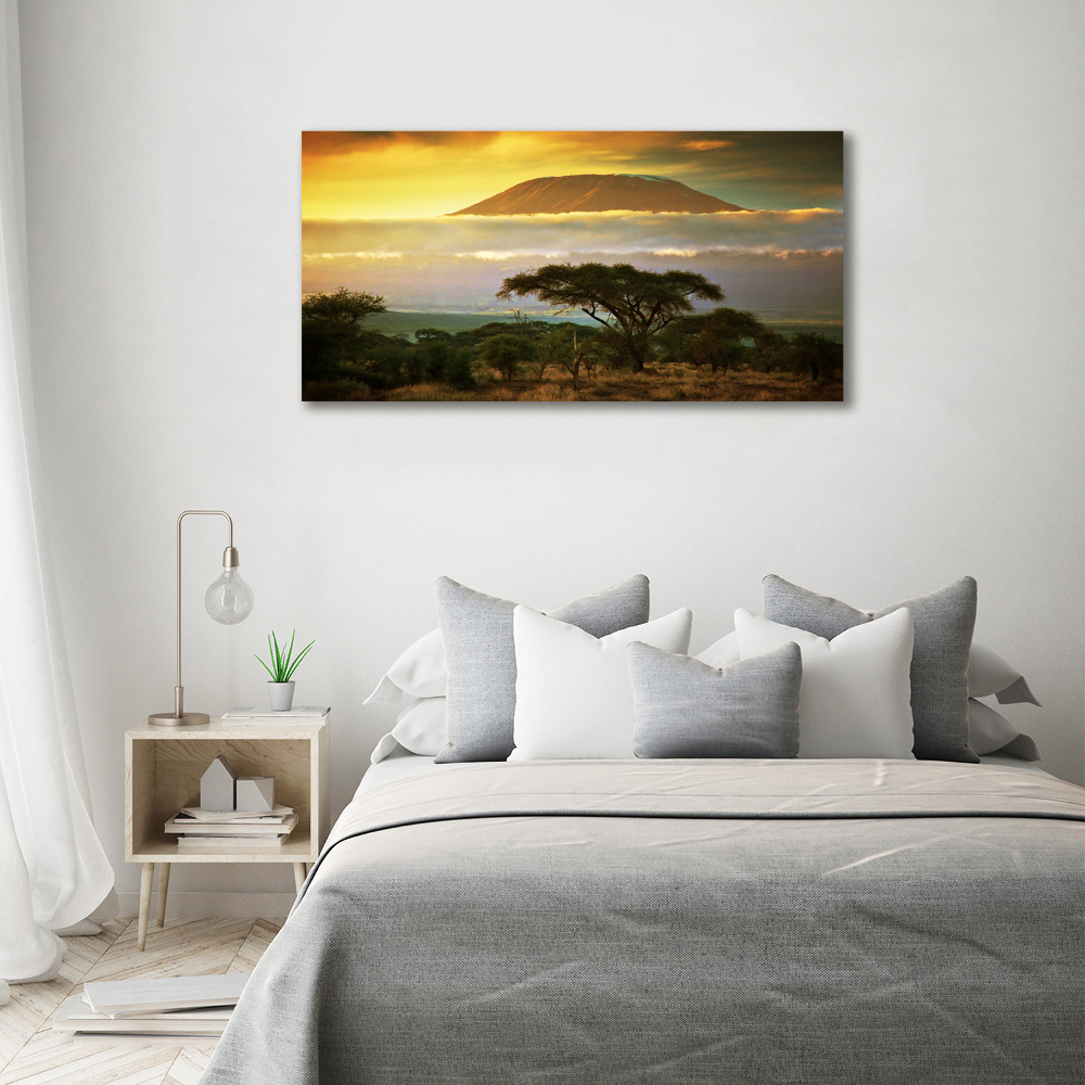 Canvas wall art Kilimanjaro Kenya