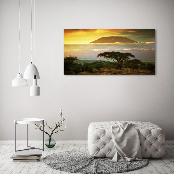 Canvas wall art Kilimanjaro Kenya