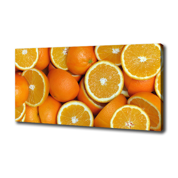 Canvas wall art Half of Orange