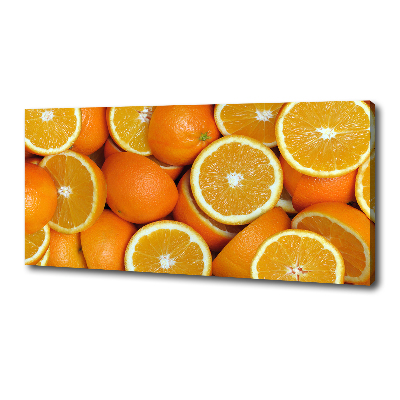 Canvas wall art Half of Orange