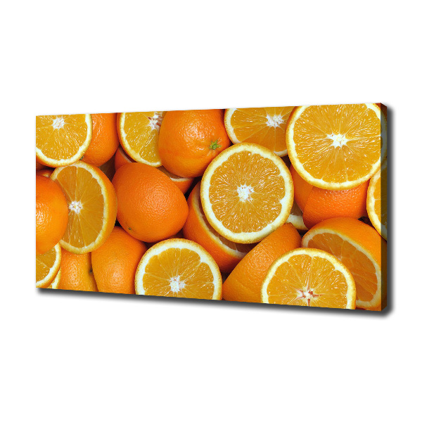 Canvas wall art Half of Orange