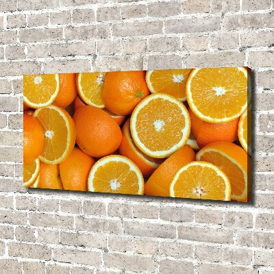 Canvas wall art Half of Orange