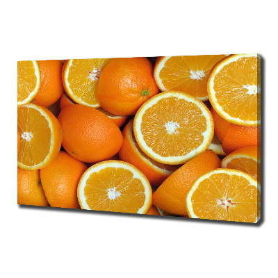 Canvas wall art Half of Orange