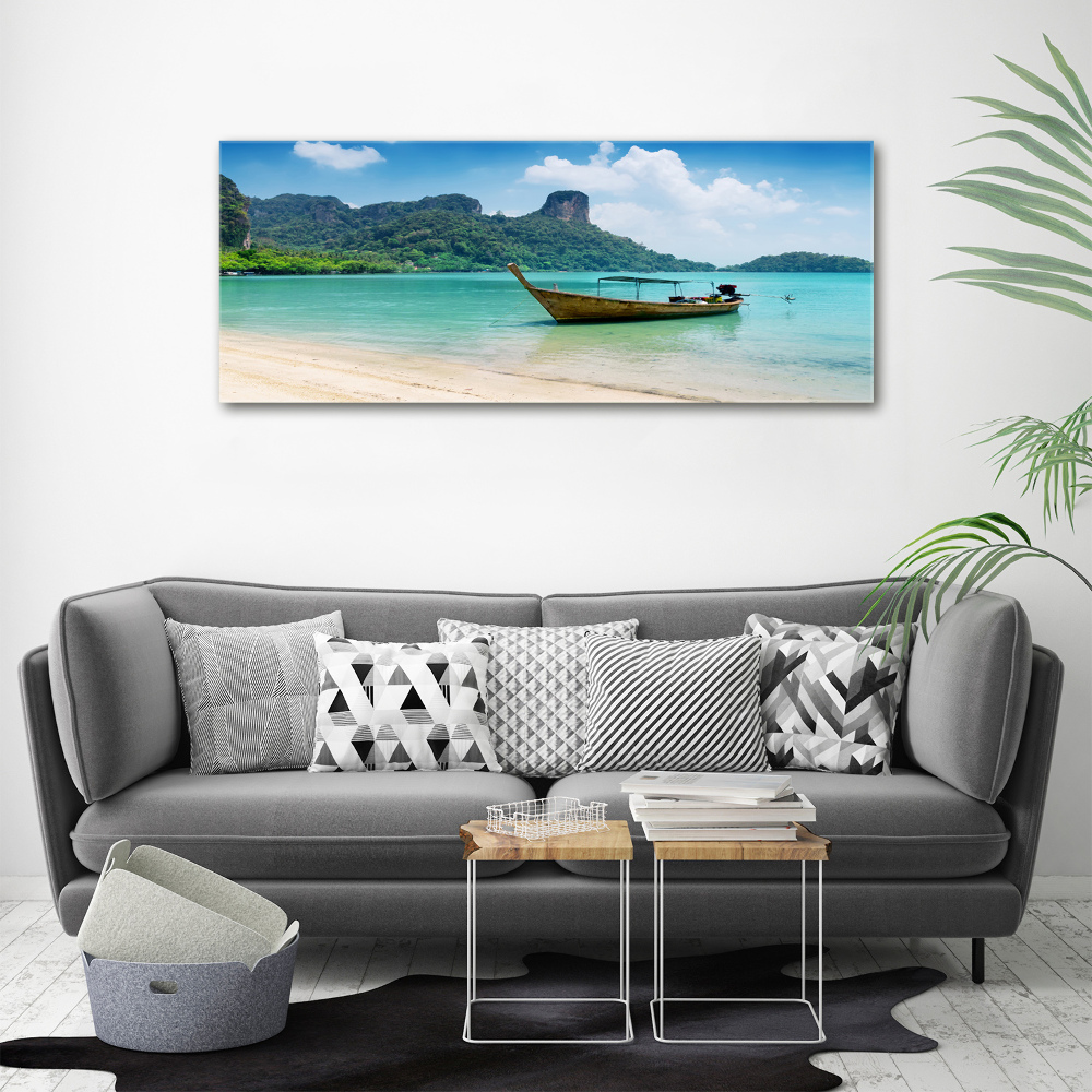 Canvas wall art Boat