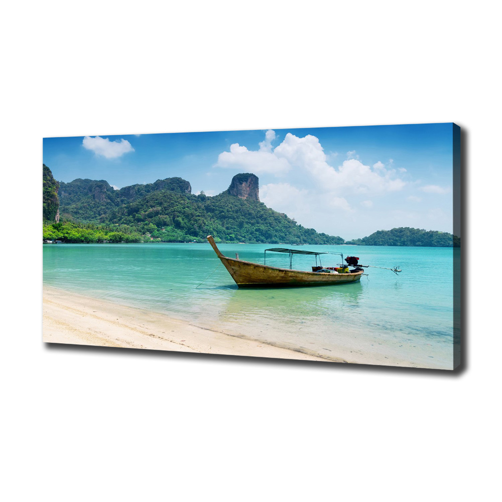 Canvas wall art Boat