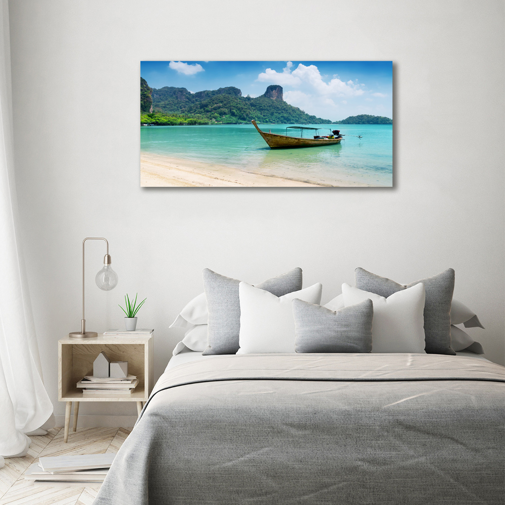 Canvas wall art Boat