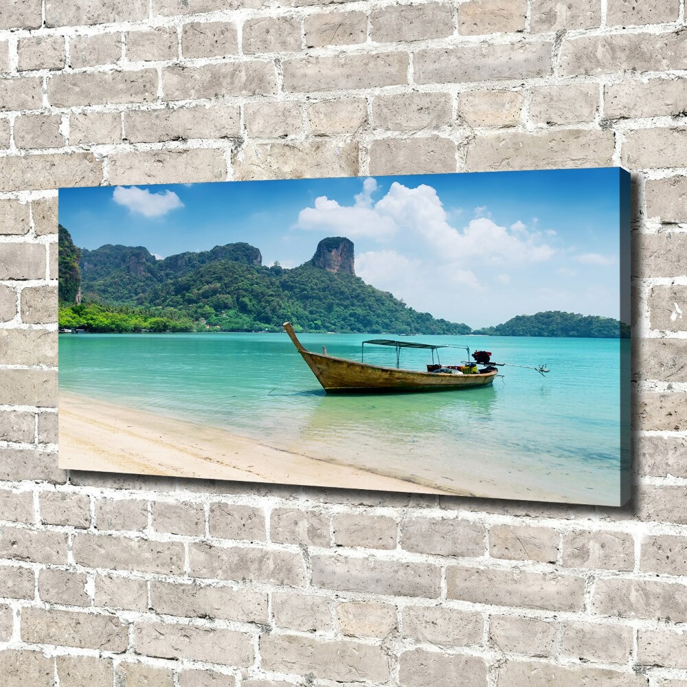 Canvas wall art Boat