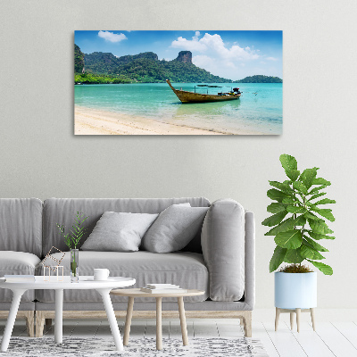 Canvas wall art Boat