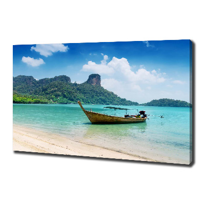 Canvas wall art Boat