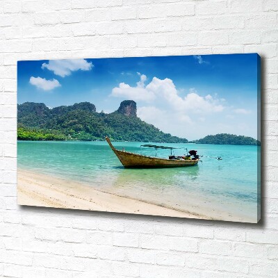 Canvas wall art Boat