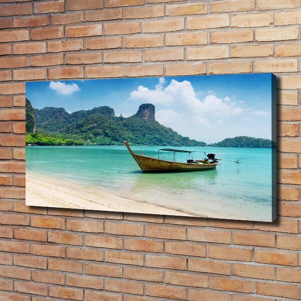 Canvas wall art Boat