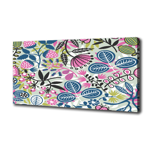 Canvas wall art Floral pattern